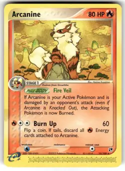 Pokemon Card Arcanine EX Sandstorm E Series WOTC Vintage 15/100 NM - Image 1