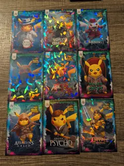 Pokemon Pikachu Cosplay FE Holiday Box Hits. Non Tcg Fan Art Cards. Lot# (15) - Image 1