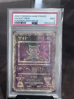 Pokemon TCG 2000 Ancient Mew Holo Card Movie Promo Edition, PSA 9 - Image 1