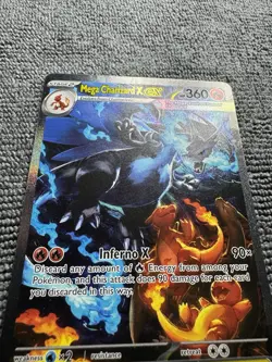 Mega Charizard X ex 125/094 Phantasmal Flames Holo Pokemon Card - Image 4