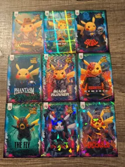 Pokemon Pikachu Cosplay FE Holiday Box Hits. Non Tcg Fan Art Cards. Lot# (14) - Image 1
