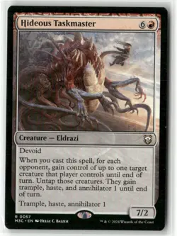 Hideous Taskmaster Normal R Commander: Modern Horizons 3 57 NM - Image 1