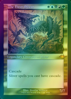 1x FOIL The First Sliver Retro Frame Modern Horizons 1 Timeshifts NM MTG - Image 1