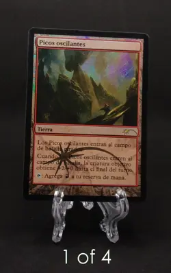 Magic the Gathering - Teetering Peaks x4 - FNM 2011 Promo - LP - Spanish - Image 1