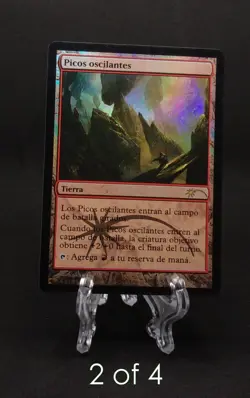 Magic the Gathering - Teetering Peaks x4 - FNM 2011 Promo - LP - Spanish - Image 3