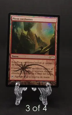 Magic the Gathering - Teetering Peaks x4 - FNM 2011 Promo - LP - Spanish - Image 5