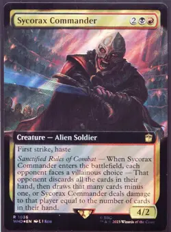 Sycorax Commander - 1036 Extended - Surge Foil - MTG Doctor Who - Image 1