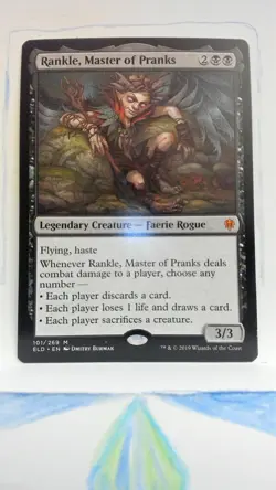 Rankle Master of Pranks regular Throne of Eldraine NM 101 - Image 1
