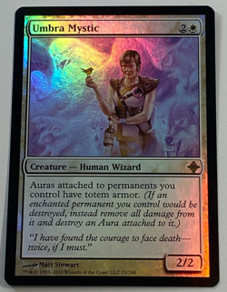 MTG - 1x Umbra Mystic - Rise of the Eldrazi - NM Foil - Magic The Gathering 2010 - Image 1