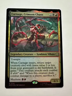 MTG Carnage, Crimson Chaos Foil Nm Marvel's Spider-Man - Image 1