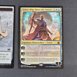 MTG - 1x Teferi Who Slows the Sunset + Emblem - Innistrad Midnight Hunt - LP/NM - Image 4