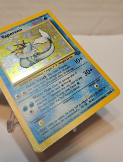 Vaporeon 12/64 Holo Rare Unlimited Jungle Pokemon 1722 - Image 5