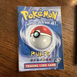 LOT Original 1999 Pokemon Trading Card Game Starter Rule Booklet Version 1 and 2 - Image 3