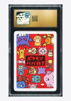 Pokemon CGC 10 PRISTINE AUTO 10 Spare Card Pikachu KEYUN 2019 Old Maid Japanese - Image 2
