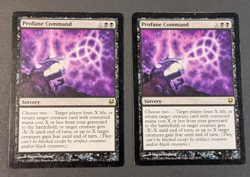 MTG - 2x Profane Command - Duel Decks - LP - Magic The Gathering - 2011 Rare - Image 1
