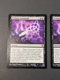 MTG - 2x Profane Command - Duel Decks - LP - Magic The Gathering - 2011 Rare - Image 3