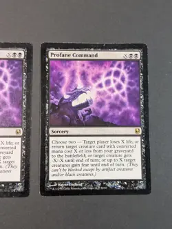 MTG - 2x Profane Command - Duel Decks - LP - Magic The Gathering - 2011 Rare - Image 4
