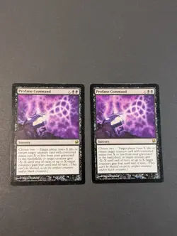 MTG - 2x Profane Command - Duel Decks - LP - Magic The Gathering - 2011 Rare - Image 5