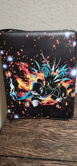 Pokemon Trading Card Binder Holder 50 Page TCG 9 Pocket Charizard - Image 1