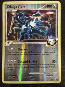 2009 POKEMON PLATINUM DIALGA G 7/127 REVERSE HOLO RARE - Image 1