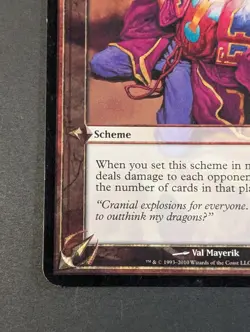 MTG - 1x Know Naught but Fire - Oversize - NM/LP - Magic the Gathering - #23 - Image 4