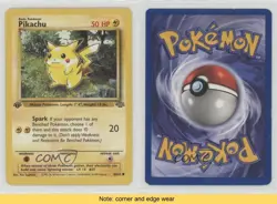 Pikachu 1st Ed. Pokemon Jungle #60 1999 READ - Image 3