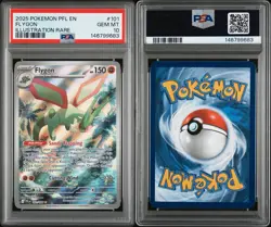 Pokemon Flygon 101/094 Phantasmal Flames Illustration Rare Holo EN PSA 10 2025 - Image 4