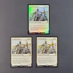 MTG - 3x Benalish Marshal - Dominaria - LP/NM - 1x Foil - 2x Regular - #6 Magic - Image 2