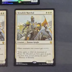 MTG - 3x Benalish Marshal - Dominaria - LP/NM - 1x Foil - 2x Regular - #6 Magic - Image 5