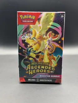 Pokemon TCG Mega Evolution Ascended Heroes Booster Bundle Box 6 Packs Sealed - Image 1