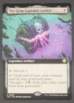MTG - 1x The Grim Captain's Locker - Lost Caverns of Ixalan - NM - Extended Art - Image 1