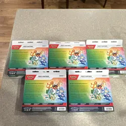 Pokemon TCG First Partner Illustration Collection Series 1 Promo 5 Boxes - Image 2