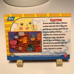 Pokemon TCG Playtime Pokemon Topps Pikachu's Vacation 57 - Image 2