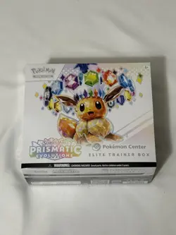 Pokemon Center Exclusive Prismatic Evolutions ETB Factory Sealed - Image 1