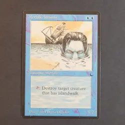 MTG - Merfolk Assassin - The Dark - NM/LP - 1994 Vintage - Blue - Magic - SG406 - Image 3