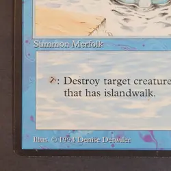 MTG - Merfolk Assassin - The Dark - NM/LP - 1994 Vintage - Blue - Magic - SG406 - Image 4