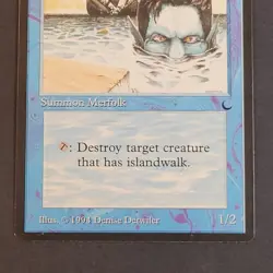 MTG - Merfolk Assassin - The Dark - NM/LP - 1994 Vintage - Blue - Magic - SG406 - Image 5