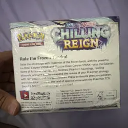 [Box is bent a bit] Chilling Reign Booster Box Sealed Pokemon Sword & Shield - Image 3