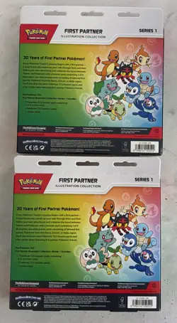 Pokemon TCG First Partner Illustration Collection Series 1 Lot Of 2 Boxes - Image 2
