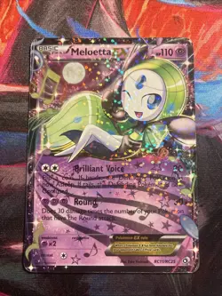 Pokemon TCG Meloetta EX Radiant Collection Legendary Treasures RC11/RC25 LP - Image 1