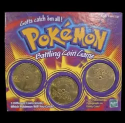 🔥Pokemon “Charizard” Battling Coins w/Plastic Case Hasbro Vintage - Image 2