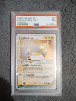 Pokemon Dragon Ampharos ex 89/97 Ultra Rare EX-Holo PSA 7 Holo English - Image 1