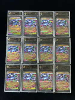 2025 Pokemon JPN M2 013/080 RR Mega Charizard X ex RPA 10 Pristine Lot*12 F LT97 - Image 1