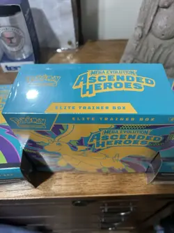 Ascended hero’s Sealed Pokemon Center ETB factory sealed - Image 2