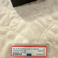 PSA 10 Charizard GX Pokemon TCG Hidden Fates 9/68 Ultra Rare Holo 2019 - Image 3