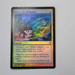 MTG - 1x Brave The Elements - Zendikar - NM/LP - Foil - Magic The Gathering #4 - Image 3