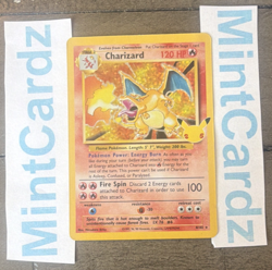 Charizard Pokemon TCG 25th Anniversary Celebrations Base Set Reprint 4/102 - Image 1