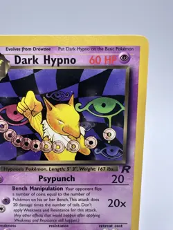 1st Edition Dark Hypno 26/82 Team Rocket Rare Non Holo Pokemon TCG LP Himeno - Image 3