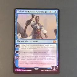 MTG - Teferi, Temporal Archmage - Oversize Foil - Commander 2014 - NM/LP - Magic - Image 2