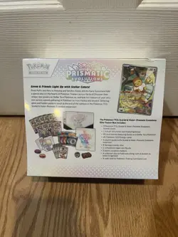 Pokemon Prismatic Evolutions ETB Eevee English Factory Sealed (Damage) - Image 3